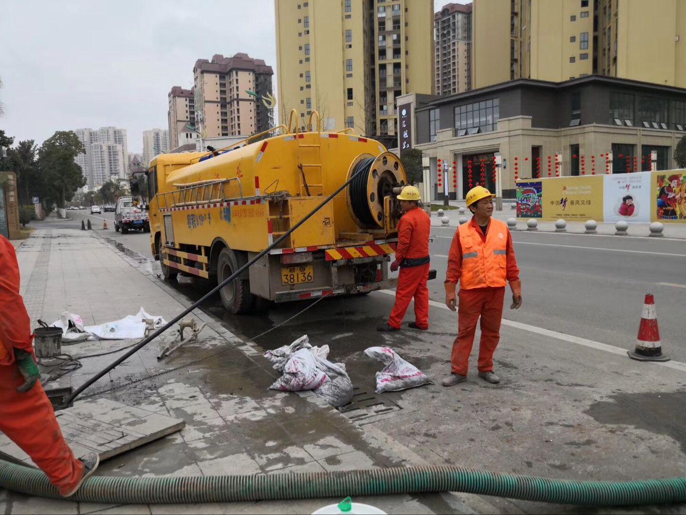 遂昌排污管道清淤-管道清洗